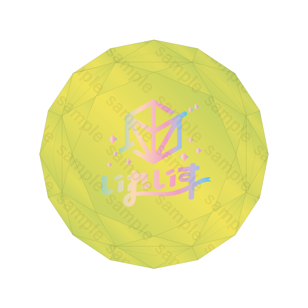 いれいす ジュエル型 リングライト 悠佑カラー