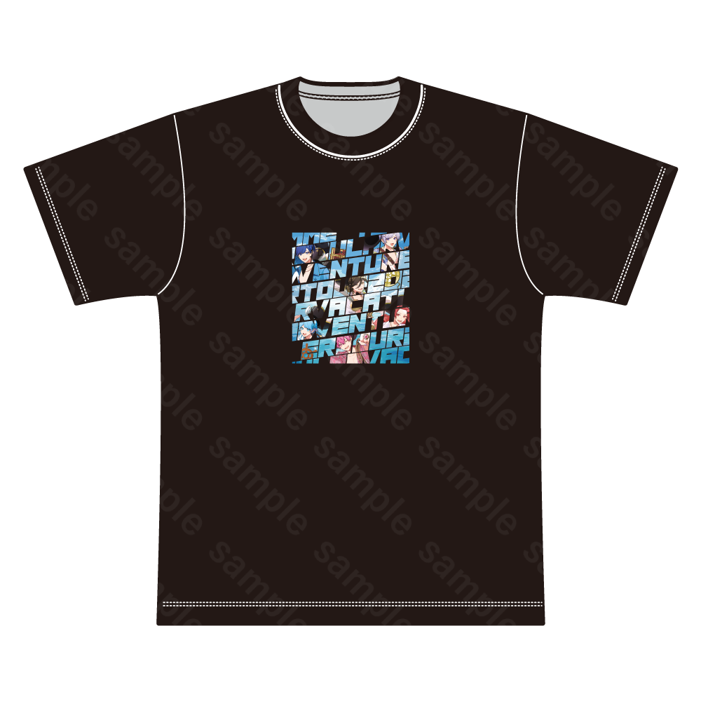 Irregular Vacation -Adventure- Tシャツ 黒
