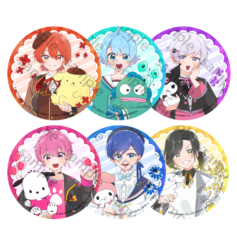 いれいす ランダム缶バッジ サンリオキャラコラボver. いれいす×サンリオキャラクターズ