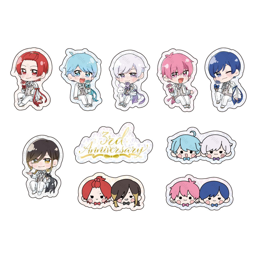 いれいす 3周年記念 フレークシールセット