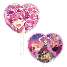 画像をギャラリービューアに読み込む, Irregular Vacation -Island- ハート型うちわ ないこ
