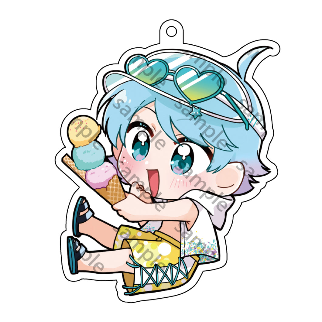 えびばでぃ - 夏 - Summer !! アクリルキーホルダー -hotoke-