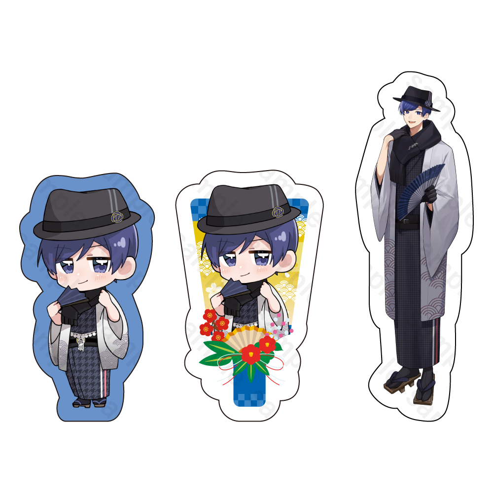 いれいす ダイカットステッカーセット 2024年 お正月ver. If