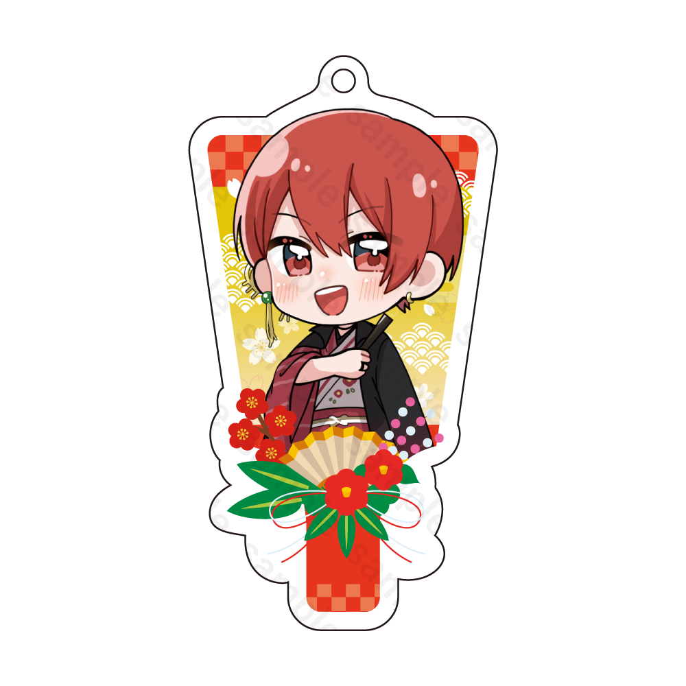 いれいす アクリルキーホルダー 2024年 お正月ver. りうら