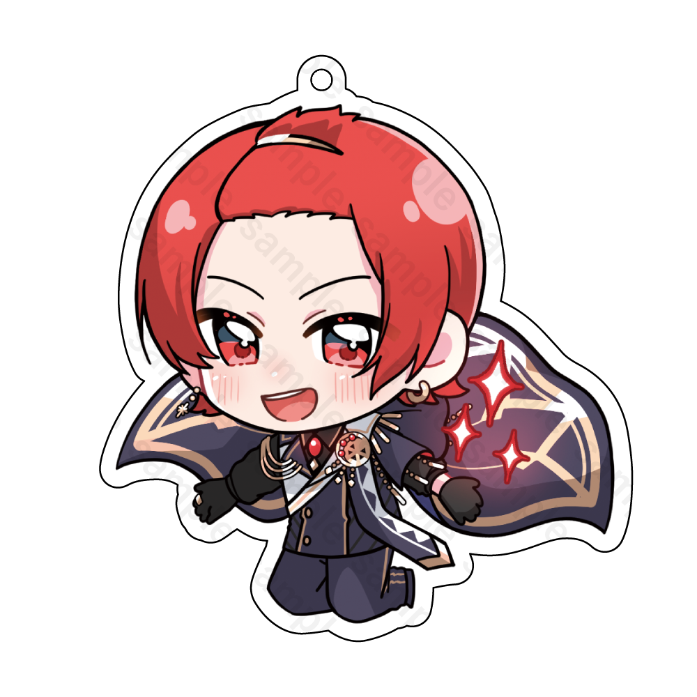 Irregular Dice アクリルキーホルダー りうら