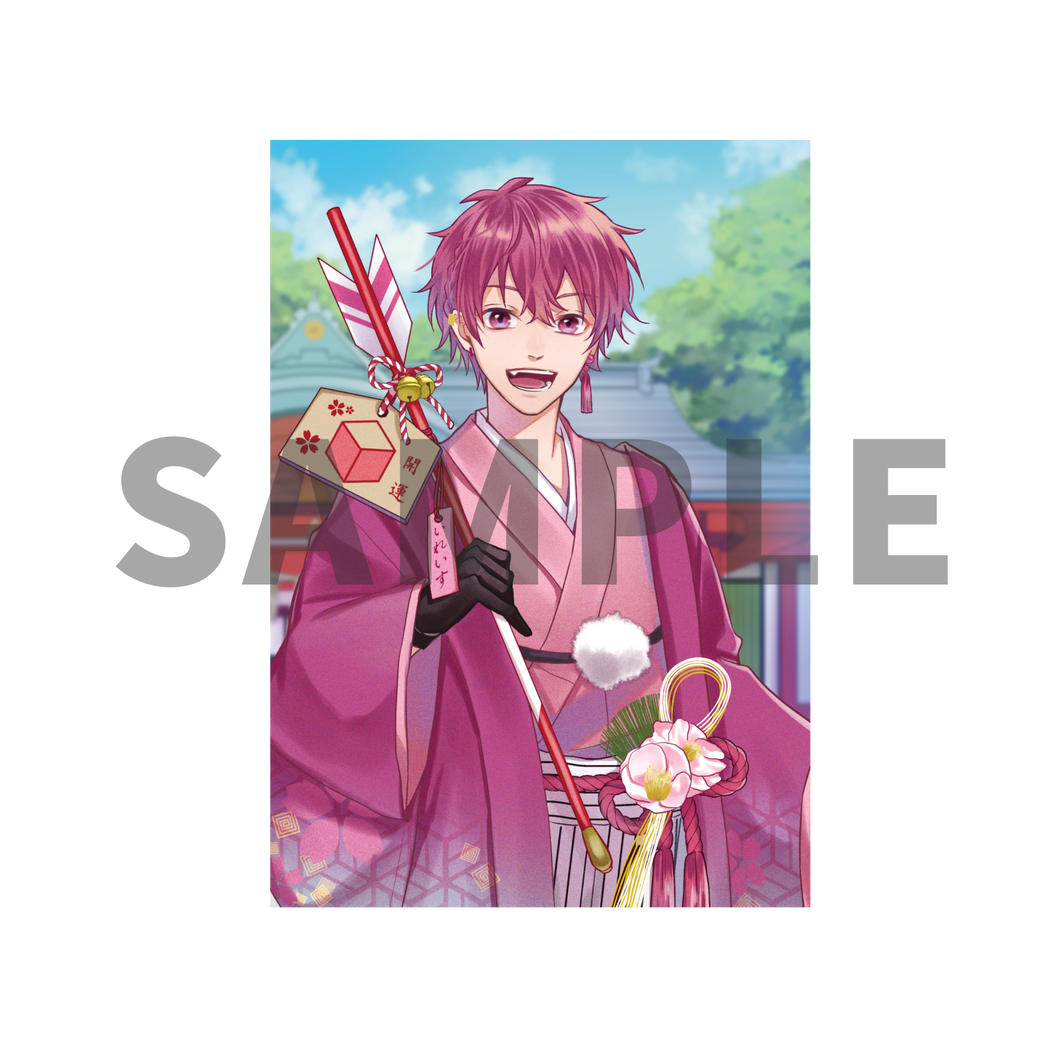 お正月タペストリー ないこ