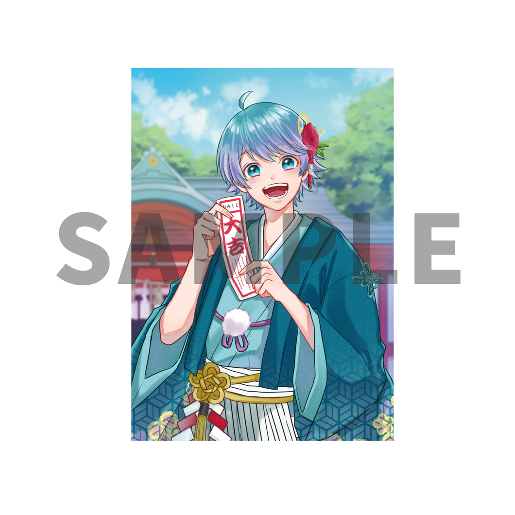 お正月タペストリー -hotoke-