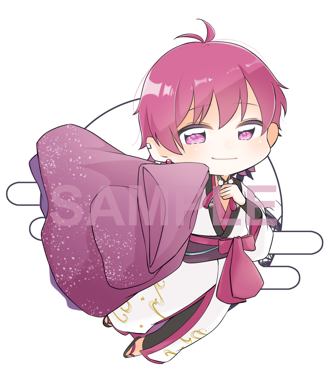 月白風清 アクリルキーホルダー ないこ