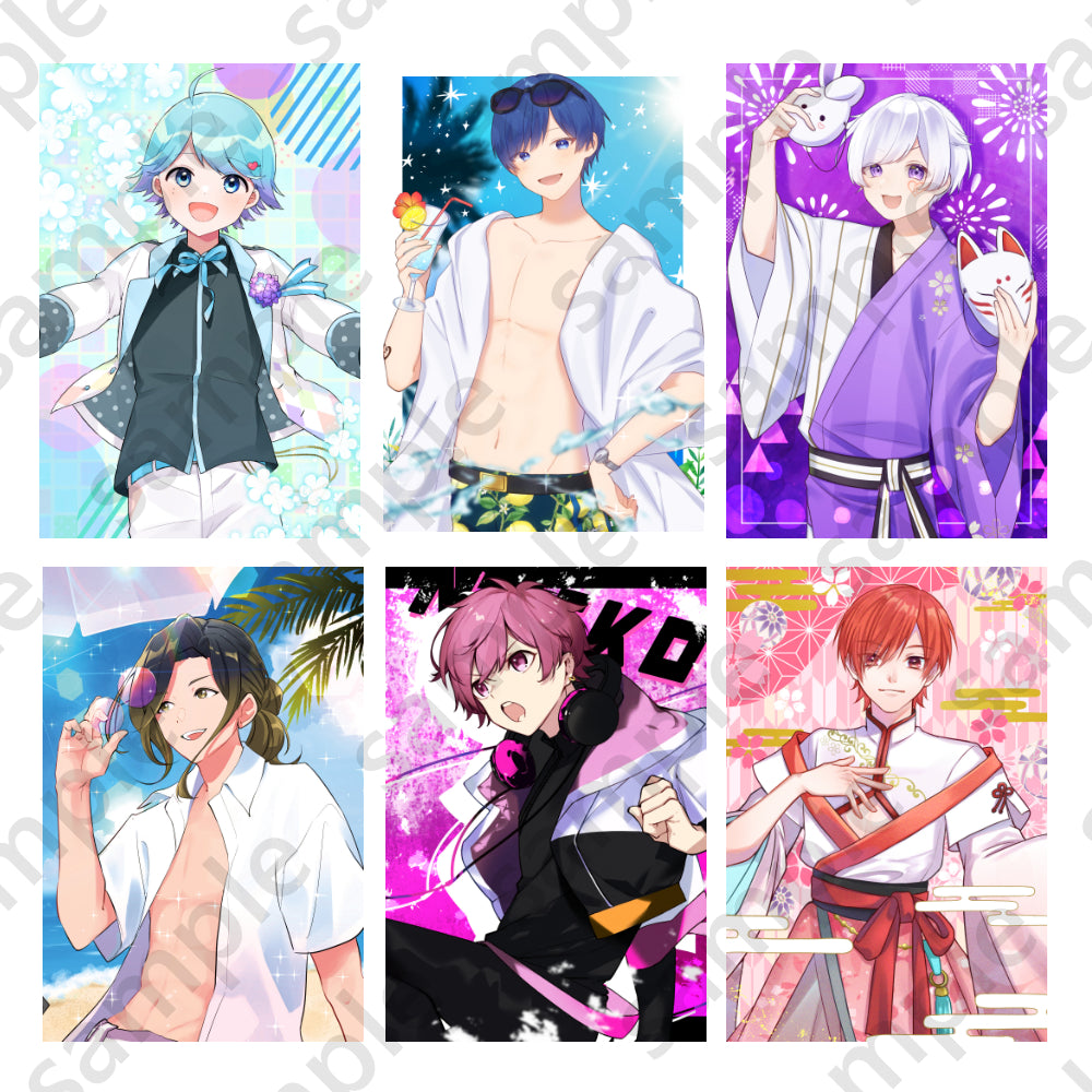 いれいすランダムポストカード 夏の水着ver.