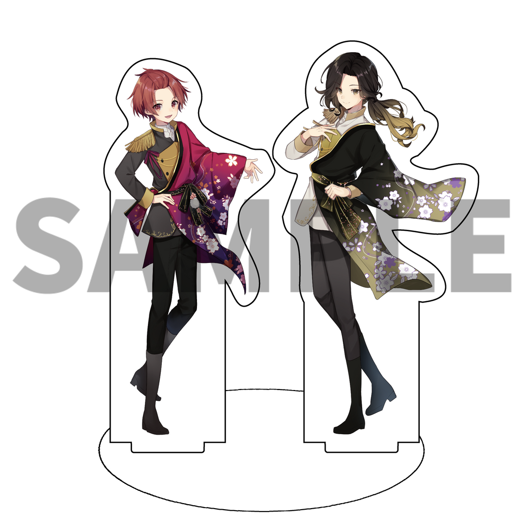 りうら＆悠佑 ジオラマアクリルスタンド 【緋色の衝撃＆獅子咆哮】