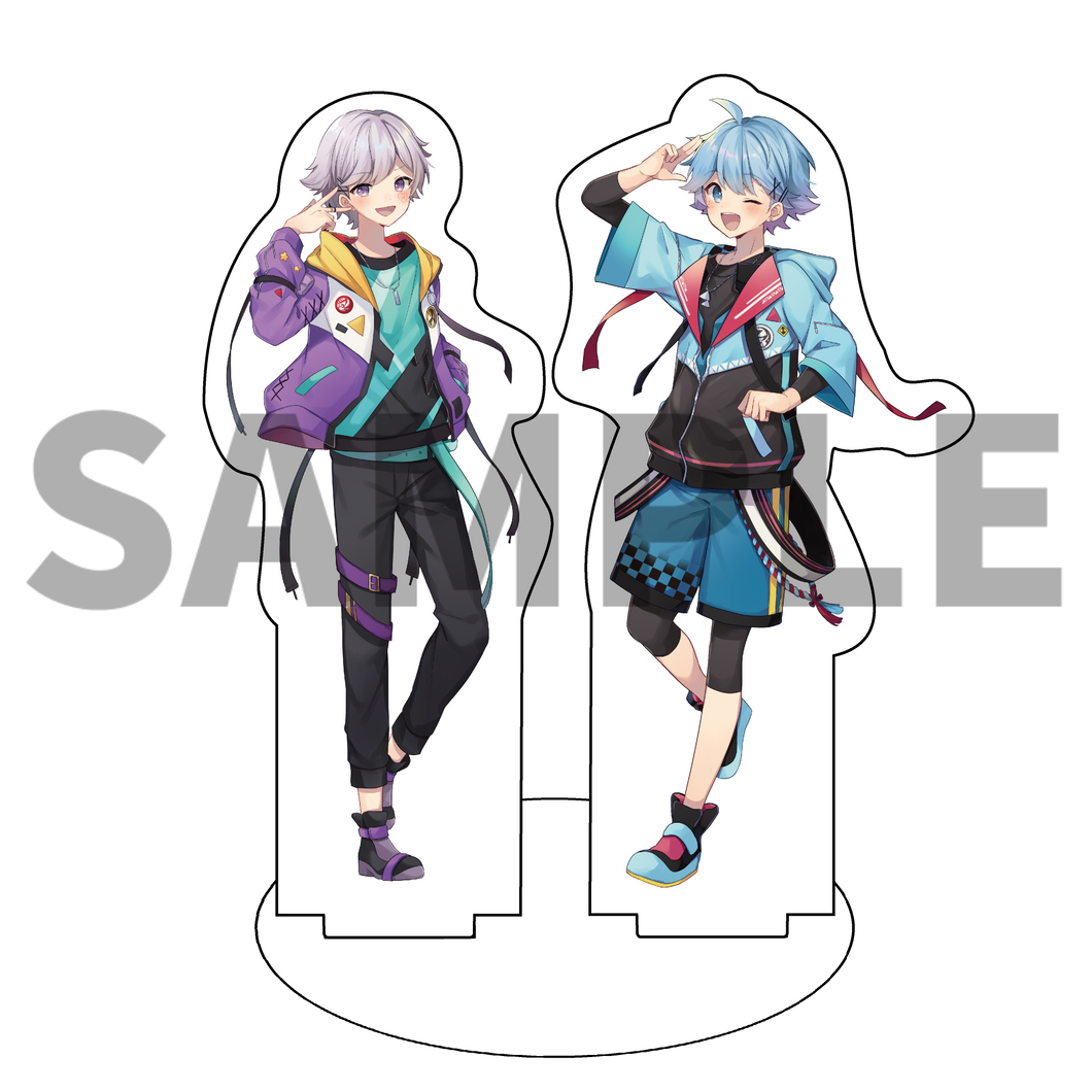 ‐hotoke‐＆初兎 ジオラマアクリルスタンド 【そらいろゆーとぴあ！＆White Out 】